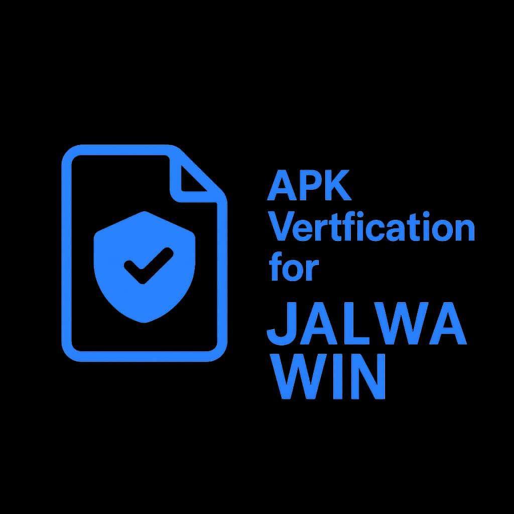 Icon representing APK verification for Jalwa Win.
