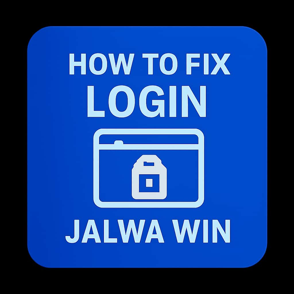 Icon for troubleshooting Jalwa Win login issues.