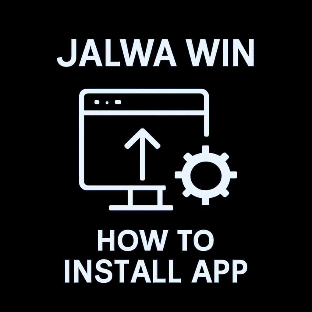Icon for Jalwa Win App installation guide.