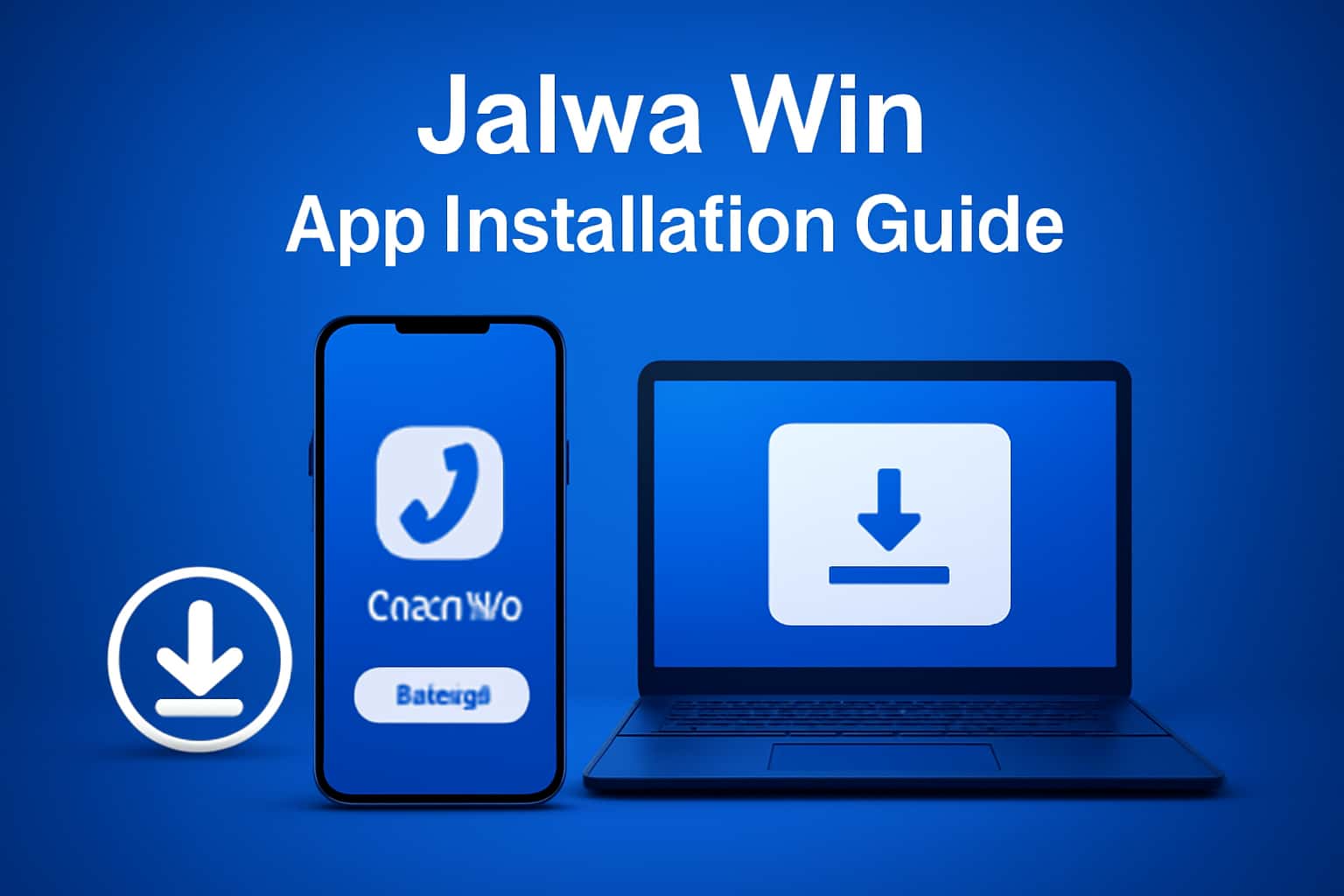 An informative visual representation of the Jalwa Win App Installation Guide.