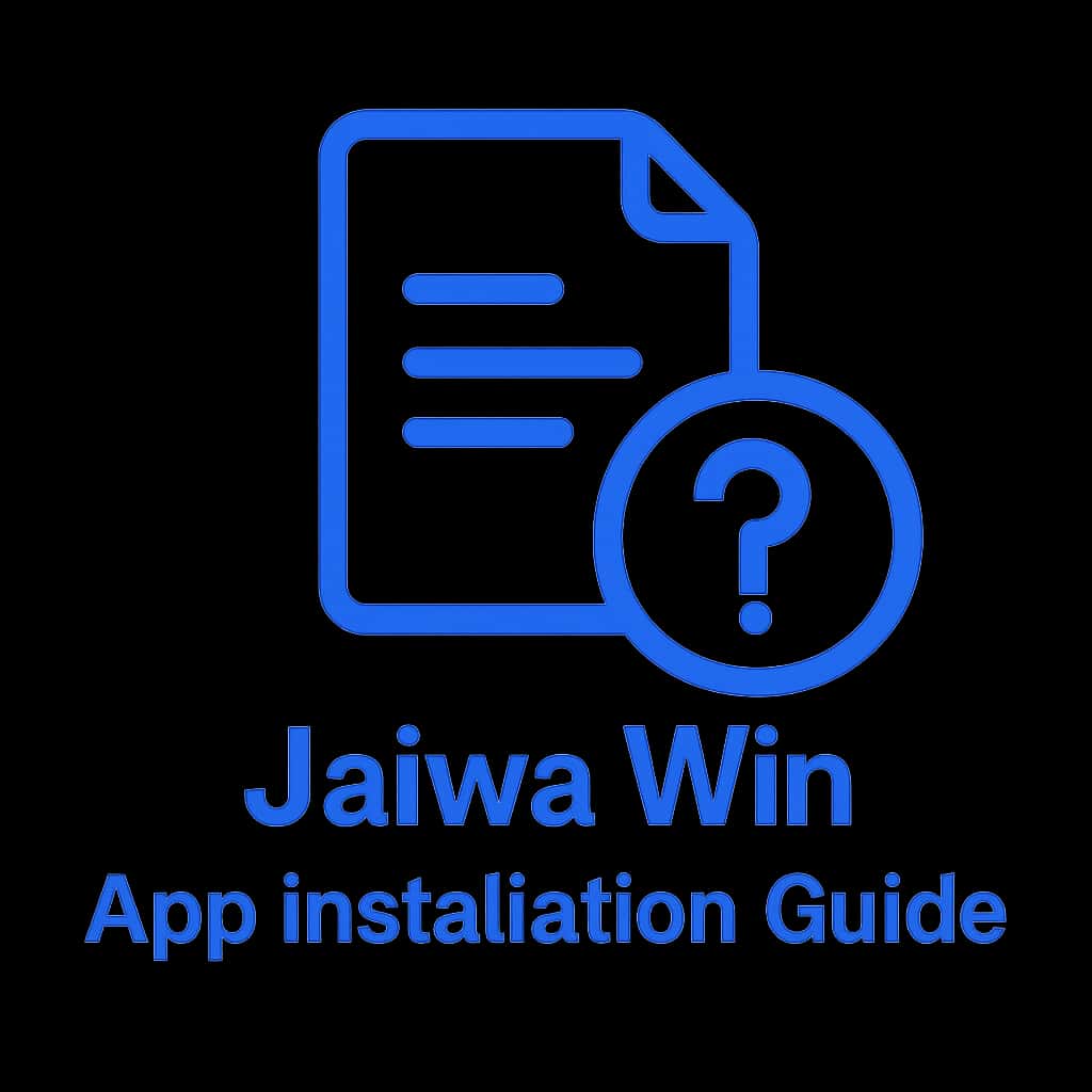 A professional badge symbolizing the Jalwa Win App Installation Guide.