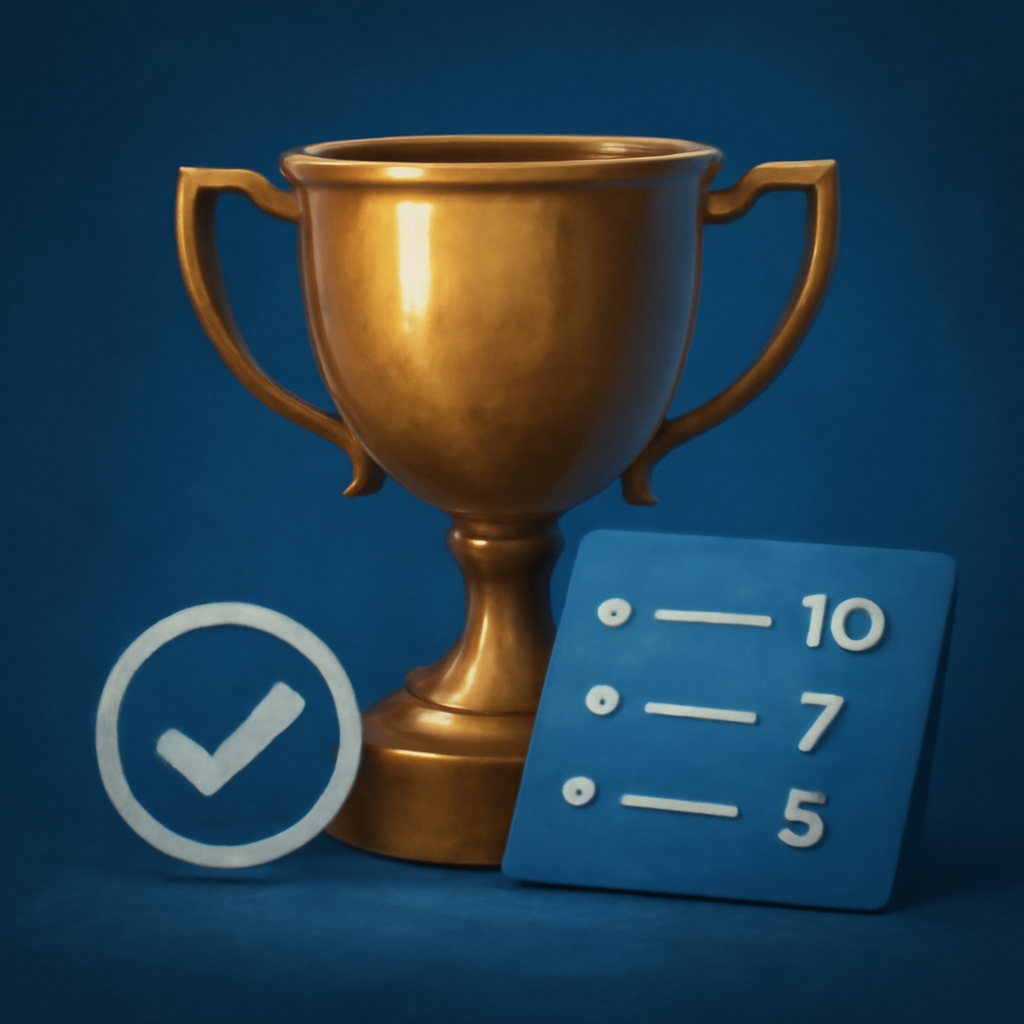 Minimalist badge for Jalwa Win Guides with a clean design.