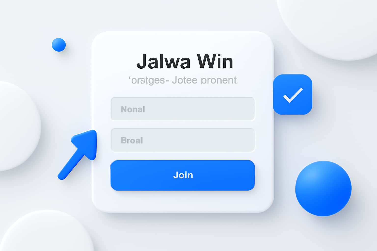 Jalwa Win Register - New Account Interface