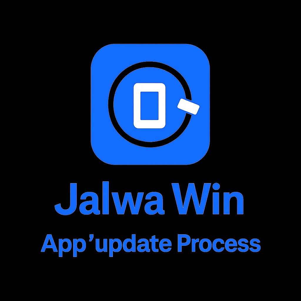 Icon representing Jalwa Win App Update Process as a help resource.